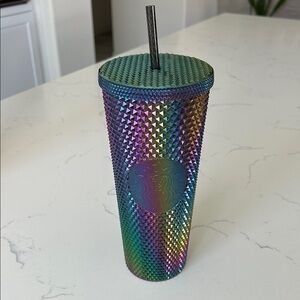 Starbucks Iridescent Tumbler with Straw